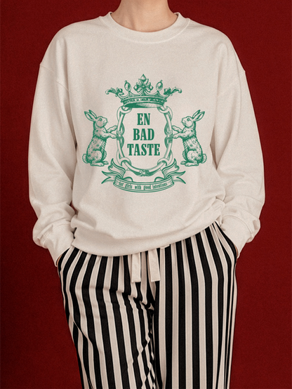 EN BAD TASTE CREST SWEATSHIRT