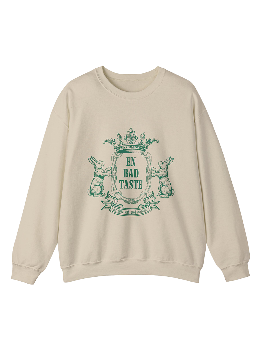 EN BAD TASTE CREST SWEATSHIRT