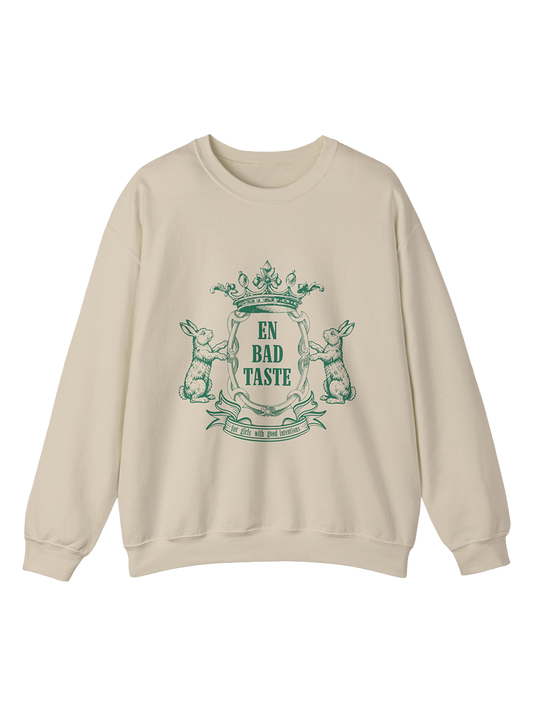 EN BAD TASTE CREST SWEATSHIRT